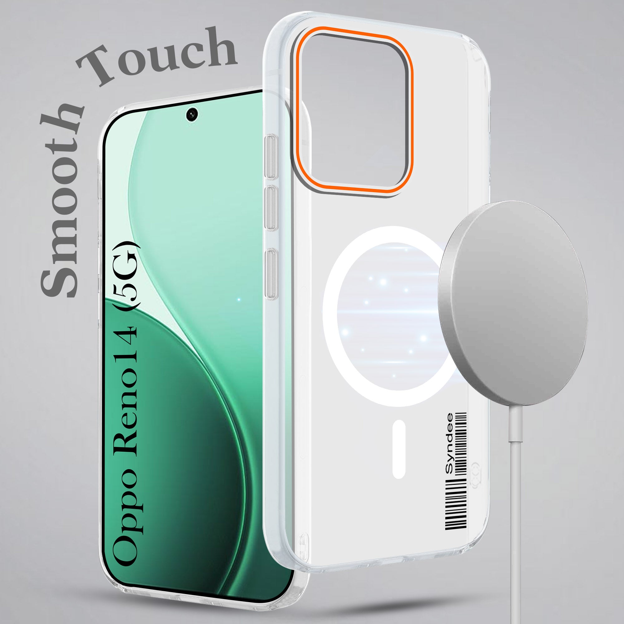 For Oppo Reno14 5G | Oppo Reno 14 5G Back Cover Case (Soft Touch | Camera Bump Protection | MagSafe Compatible | Matte Finish)