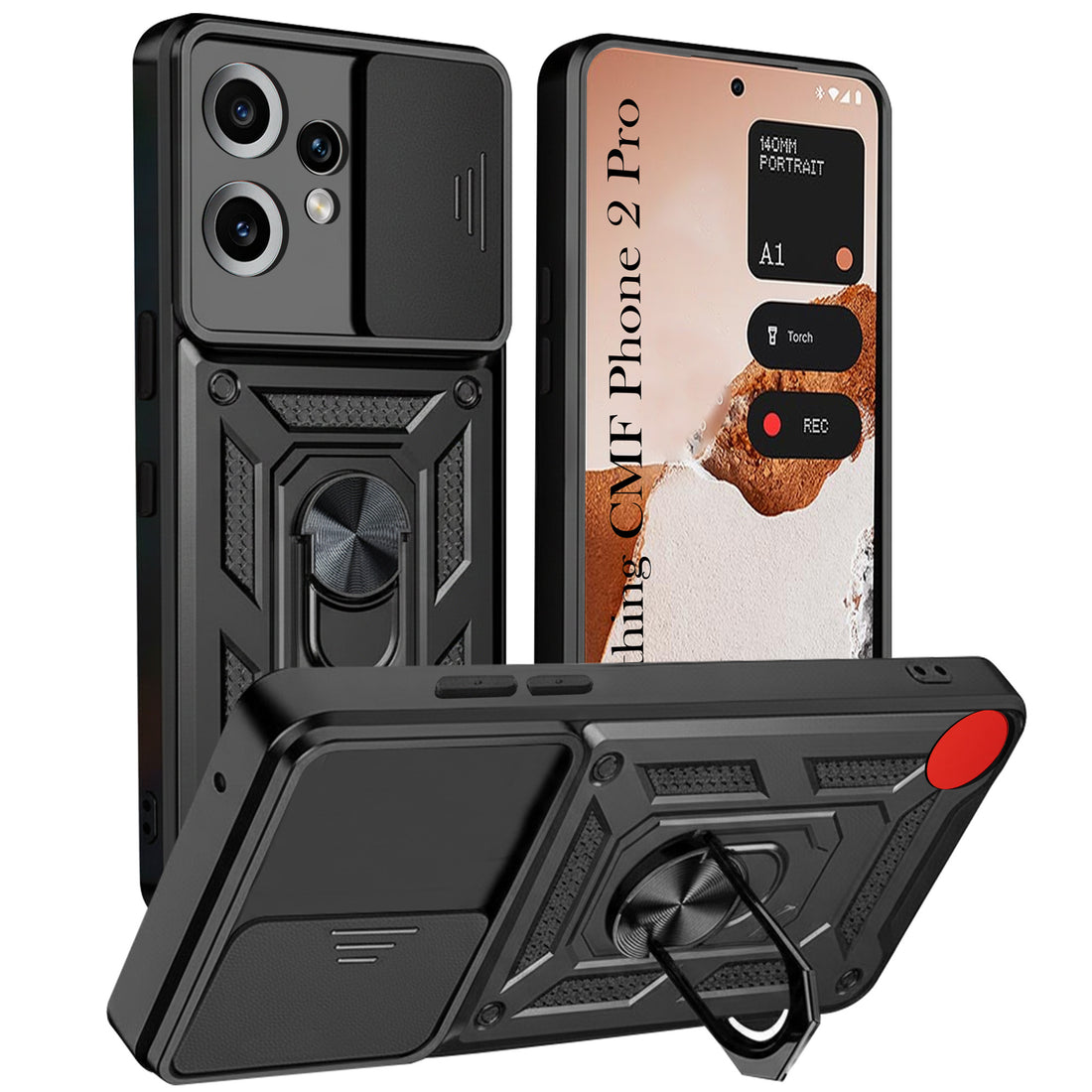 For Nothing CMF Phone 2 Pro Back Cover Case (Hybrid Dual Armor Polycarbonate)