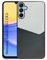 For Samsung Galaxy A15 5G Back Cover Case (Dual PU Leather Stitch | Professional Minimalist | Soft and Flexible)