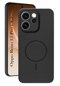For Oppo Reno15 Pro 5G | Oppo Reno15 Pro 5G Back Cover Case PU Leather (Texture Grip Design | Professional Minimalist | Camera Protection | Soft and Flexible)