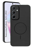 For Samsung Galaxy A35 5G Back Cover Case PU Leather (Texture Grip Design | Professional Minimalist | Camera Protection | Soft and Flexible)
