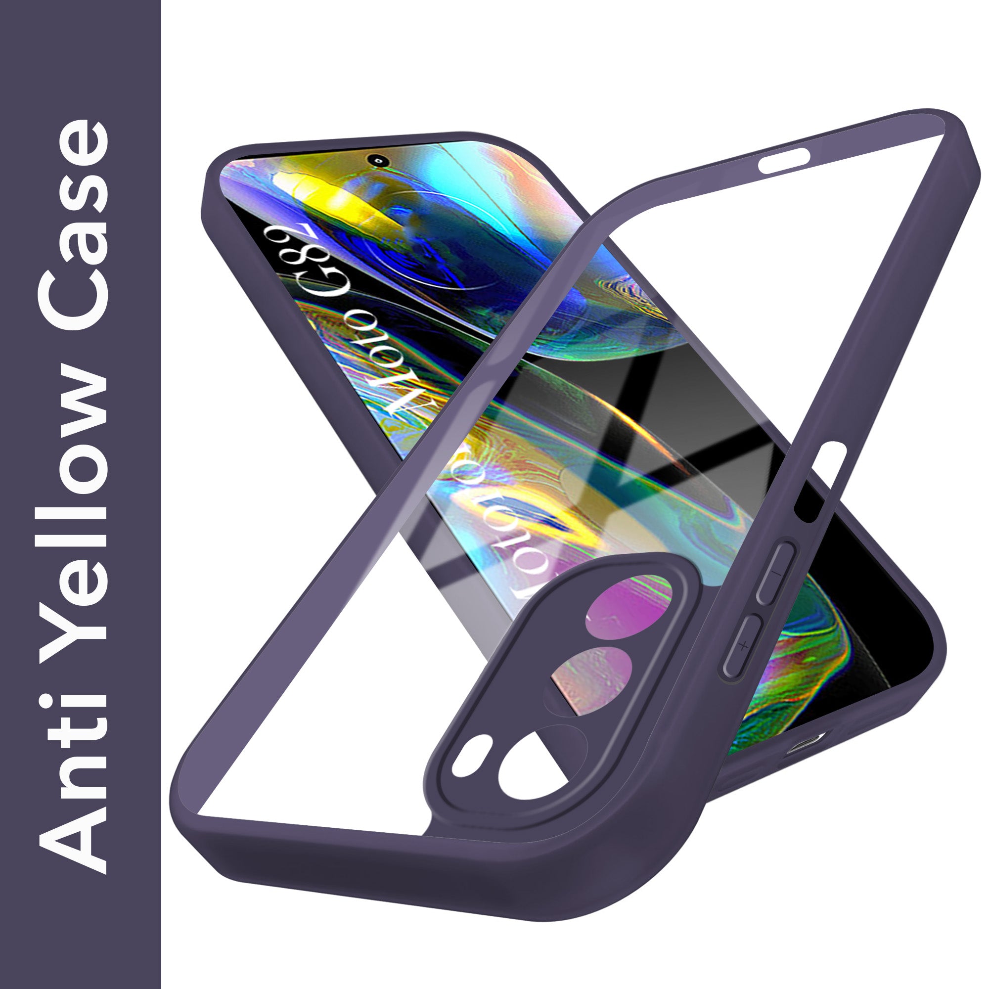 For Motorola Moto G82 5G Back Cover Case Ultra-Hybrid (Lifetime Anti Yellow | Anti Scratch | Crystal Clear Shockproof)