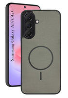 For Samsung Galaxy A37 5G Back Cover Case PU Leather (Texture Grip Design | Professional Minimalist | Camera Protection | Soft and Flexible)