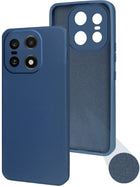 For OnePlus 15 5G Back Cover Case (Matte Finish Silicone with Inside Fiber cloth)