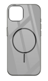 For Apple iPhone 14 Back Cover Case (Crystal Clear Case | MagSafe Wireless Charging Support | Hard Anti Yellow | Camera Protection Bump)