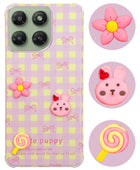 For Motorola Moto G77 Power Back Cover Case (3D Cute Cartoons | Hard Back Side Soft | Matte Premium Finish | HD Printing)