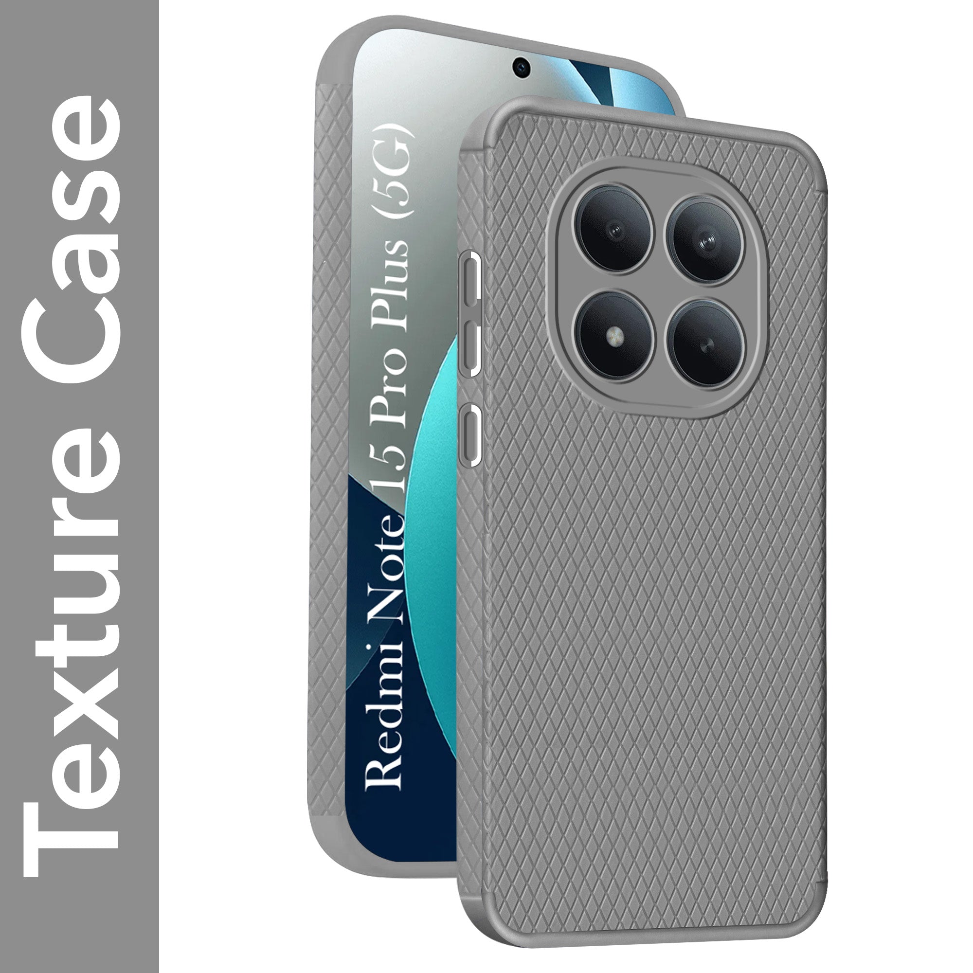 For Xiaomi Redmi Note 15 Pro Plus 5G Back Cover Case Liquid Silicone (Camera Protection | Side Grip Texture | Soft and Flexible)