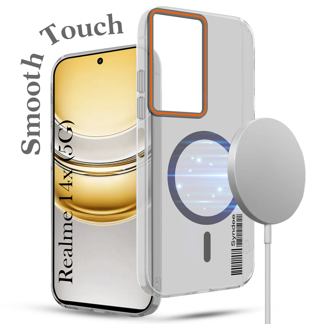 For Realme 14X Back Cover Case (Soft Touch | Camera Bump Protection | MagSafe Compatible | Matte Finish)