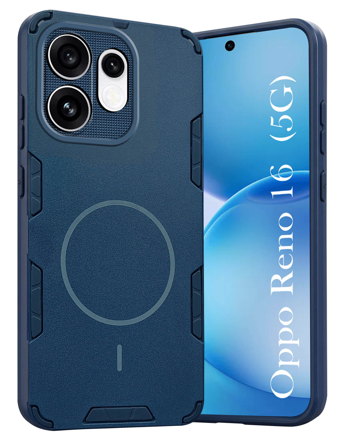 For Oppo Reno 16 Back Cover Case (Slim Hybrid Armor | Shockproof Camera Protection | Rugged Dual Layer)