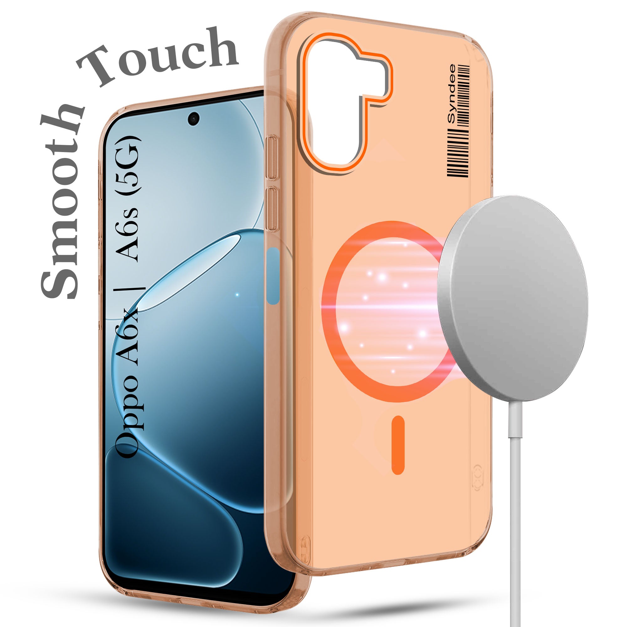 For Oppo A6X | Oppo A6S Back Cover Case (Soft Touch | Camera Bump Protection | MagSafe Compatible | Matte Finish)