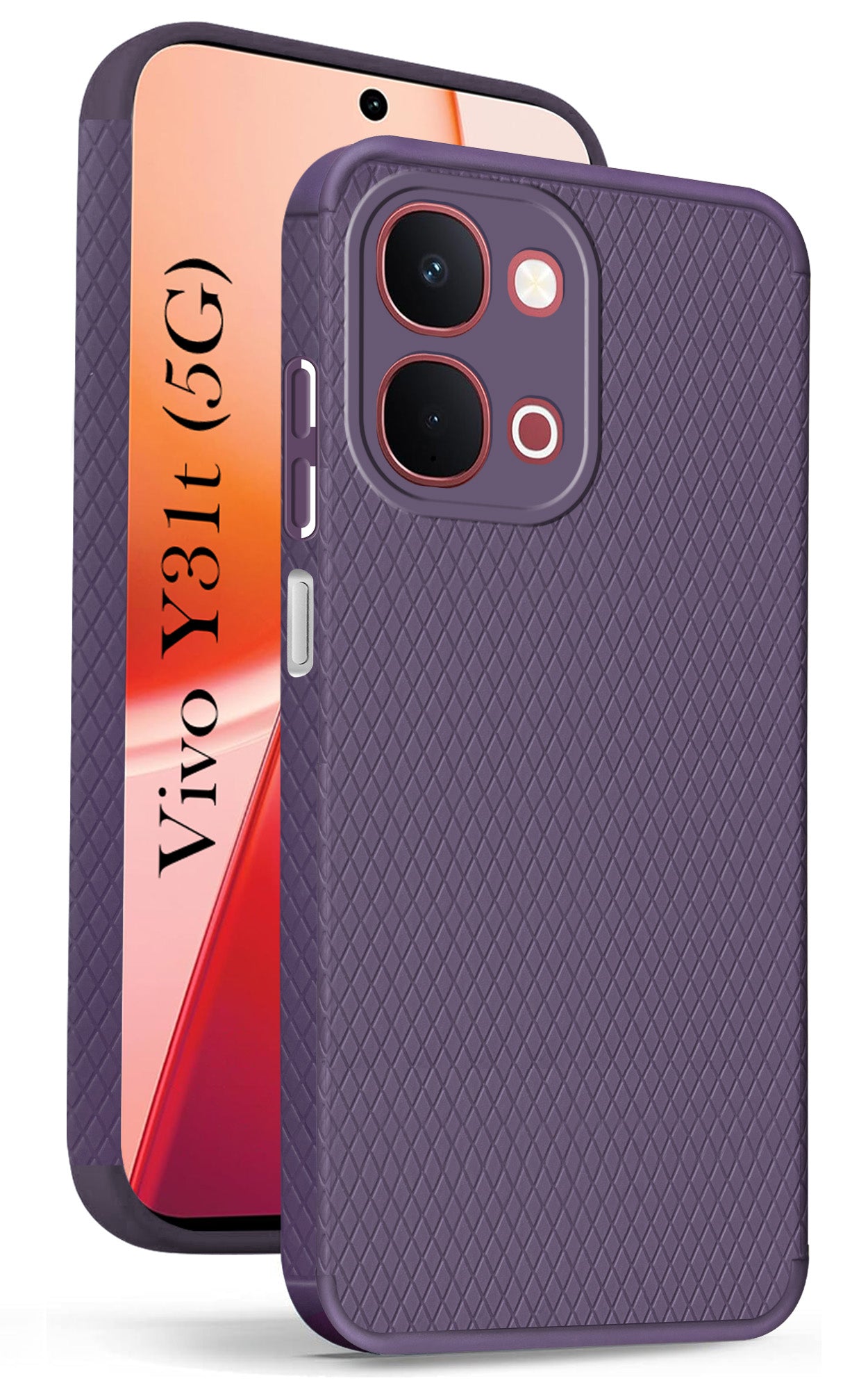 For Vivo Y31T 5G Back Cover Case Liquid Silicone (Camera Protection | Side Grip Texture | Soft and Flexible)