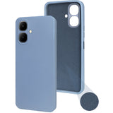 For Infinix Smart 10 4G Back Cover Case (Matte Finish Silicone with Inside Fiber cloth |Black)