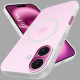 For Apple iPhone 16 Plus Back Cover Case (Frosted Matte Feel | MagSafe Compatible Wireless Charging | Polycarbonate Material)