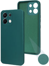 For Oppo K13 Back Cover Case (Matte Finish Silicone with Inside Fiber cloth)