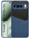 For Google Pixel 10 Pro XL Back Cover Case (Dual PU Leather Stitch | Professional Minimalist | Soft and Flexible)