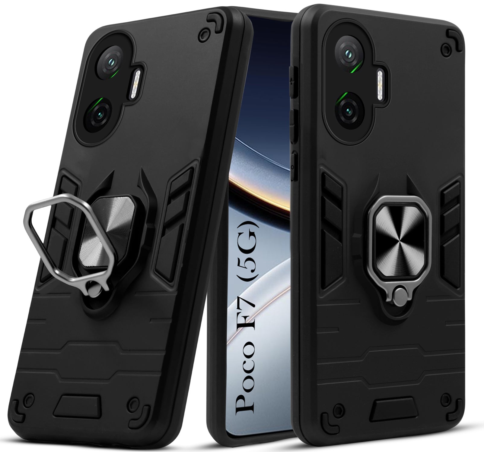 For Xiaomi Poco F7 5G Back Cover Case (Shockproof Polycarbonate Dual Layer Hybrid Armor)