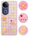 For Vivo T4R Back Cover Case (3D Cute Cartoons | Hard Back Side Soft | Matte Premium Finish | HD Printing)