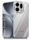 For Oppo Find X9 Back Cover Case Silicone (Clear Shockproof Case with Camera Protection | Soft and Flexible | Transparent)