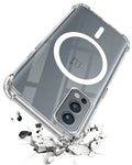 For OnePlus Nord 2 Back Cover Shockproof Crystal-Clear (Magsafe Wireless Support | Drop & Camera Protection | Hard Polycarbonate)