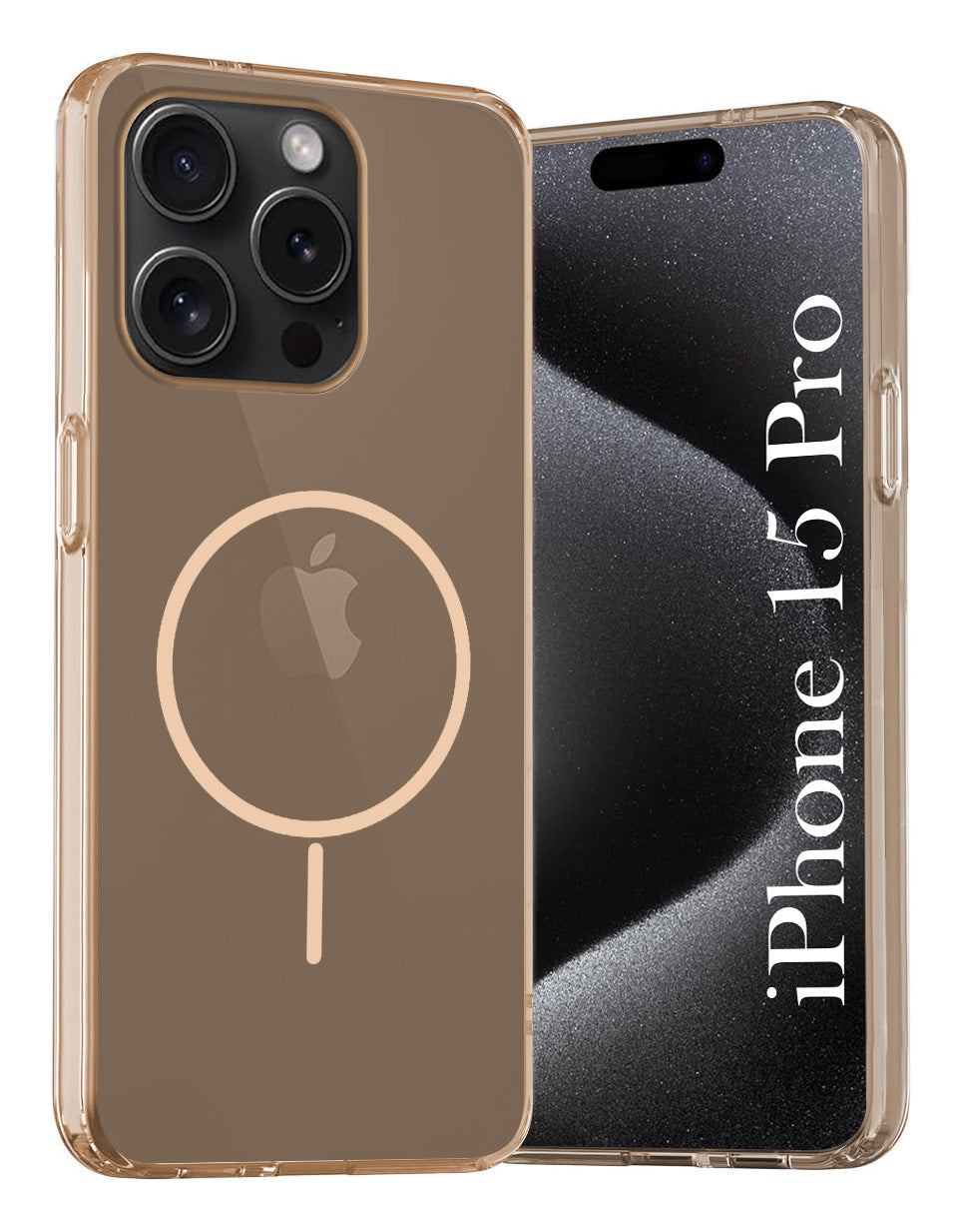 For Apple iPhone 15 Pro Back Cover Case Silicone (Slim Paper Thin | Camera Protection Bump | Minimalist Professional | Soft Flexible)