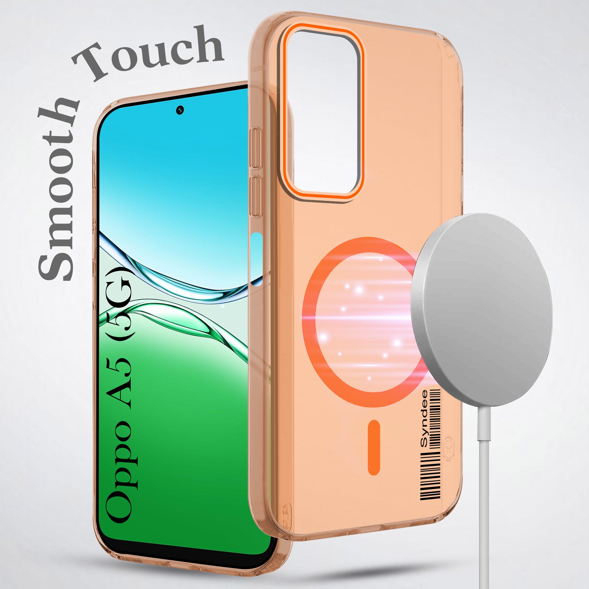 For Oppo A5 5G Back Cover Case (Soft Touch | Camera Bump Protection | MagSafe Compatible | Matte Finish)