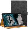 For Nokia T20 10.36 Inch TA-1397/1394/1392 Flip Cover Folio Cover (PU Leather | Multi-Angle Smart Stand | Card Storage Slots | Silicone Back Pouch)