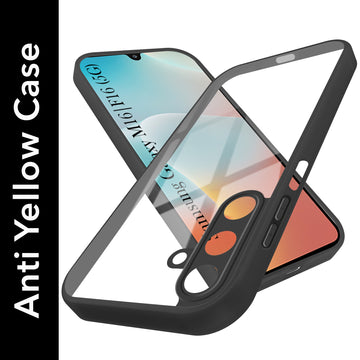 For Samsung Galaxy M16 5G | Samsung Galaxy F16  Back Cover Case (Lifetime Anti Yellow | Anti Scratch | Crystal Clear Shockproof)