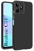 For Realme C51 Back Cover Case (Liquid Silicone | Side Grip | Camera Protection)