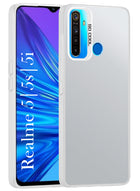 For Realme 5 | 5s | 5i Hard Back Cover Case (Velvet Touch | Professional Glossy Finish | Camera Protection Bump)