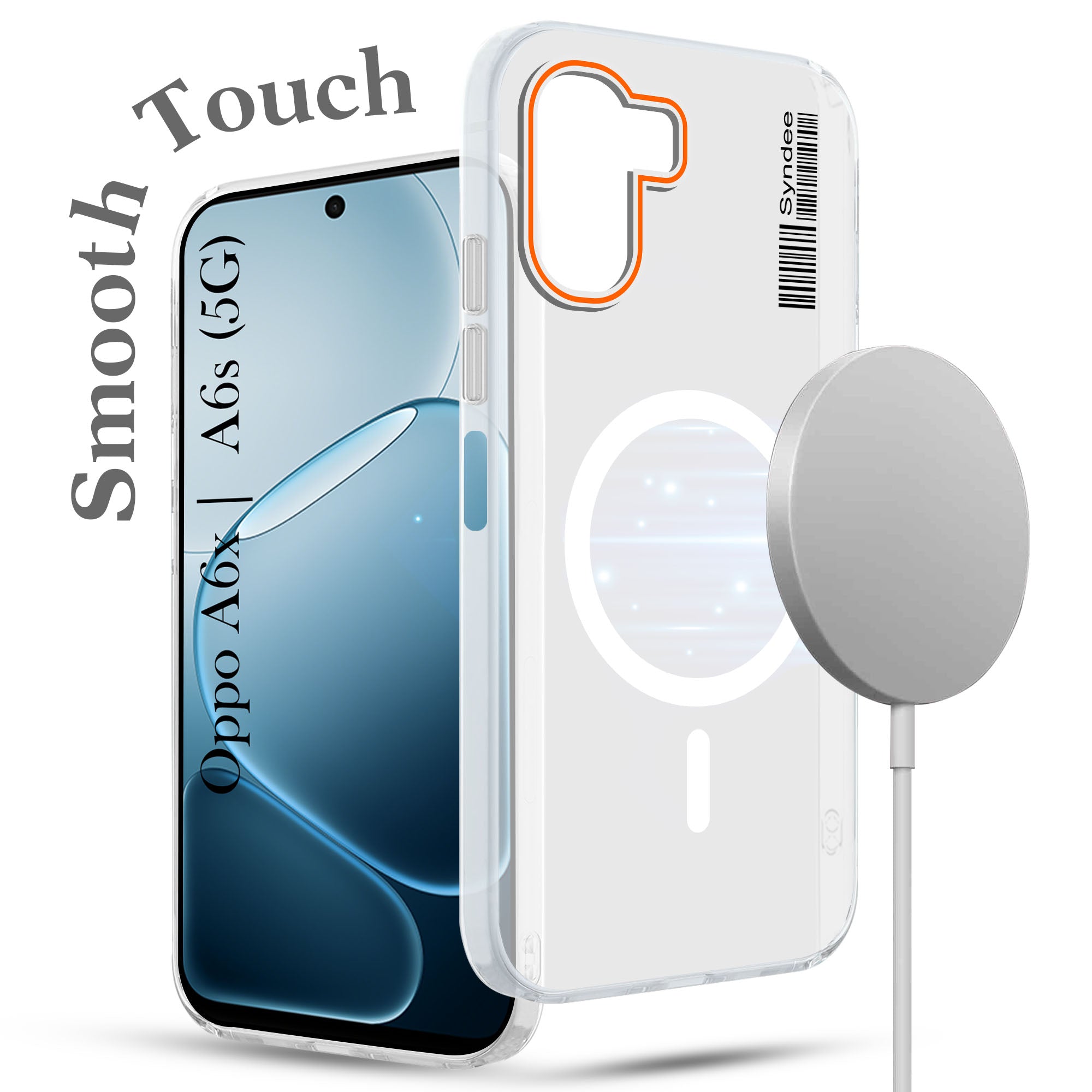 For Oppo A6X | Oppo A6S Back Cover Case (Soft Touch | Camera Bump Protection | MagSafe Compatible | Matte Finish)