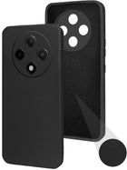 For Oppo F27 Pro | Oppo F27 Pro Plus Back Cover Case (Matte Finish Silicone with Inside Fiber cloth)