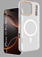 For Apple iPhone 16 Pro Max Back Cover Case  (Soft Touch | Camera Bump Protection | MagSafe Compatible | Matte Finish)