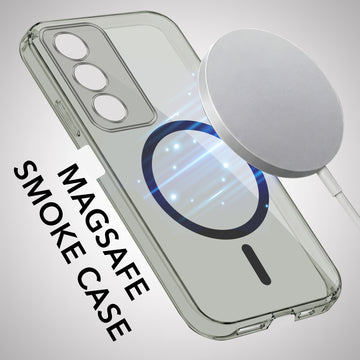 For Oppo A3 Pro 5G Back Cover Case Lifetime Anti-Yellow MagSafe Compatible Clear (Sleek Hard Crystal | Shockproof and Camera Protection)