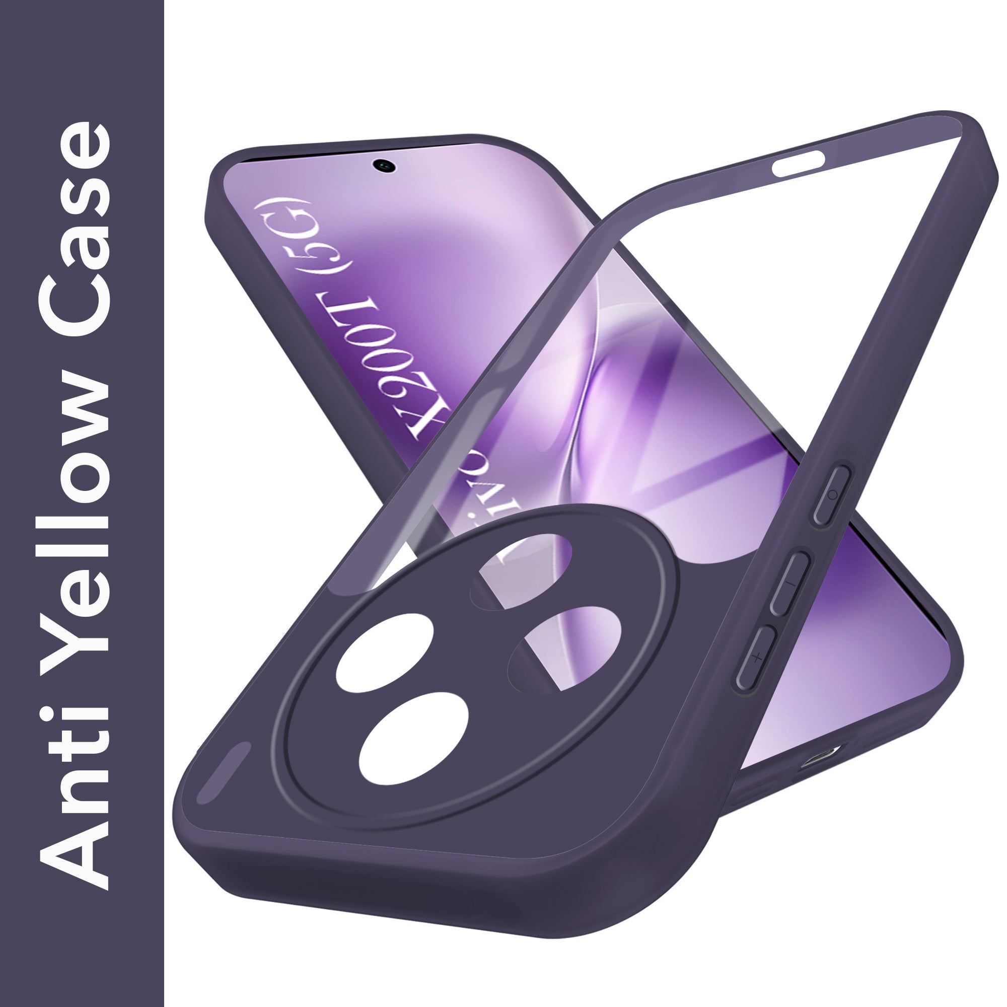 For Vivo X200T Back Cover Case Ultra-Hybrid (Lifetime Anti Yellow | Anti Scratch | Crystal Clear Shockproof)