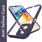 For Vivo T1 5G Back Cover Case Ultra-Hybrid (Lifetime Anti Yellow | Anti Scratch | Crystal Clear Shockproof)