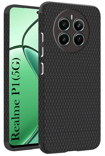 For Realme P1 5G Back Cover Case (Liquid Silicone | Side Grip | Camera Protection)