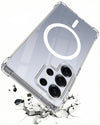 For Samsung Galaxy S25 Ultra Back Cover Shockproof Crystal-Clear (Magsafe Wireless Support | Drop & Camera Protection | Hard Polycarbonate)