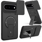 For Google Pixel 11 Back Case Cover Metallic (Hybrid Armor Kickstand | Sliding Shutter Camera Protection | MagSafe Compatible)