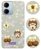 For Redmi 15A 5G Back Cover Case (3D Cute Cartoons | Hard Back Side Soft | Matte Premium Finish | HD Printing)