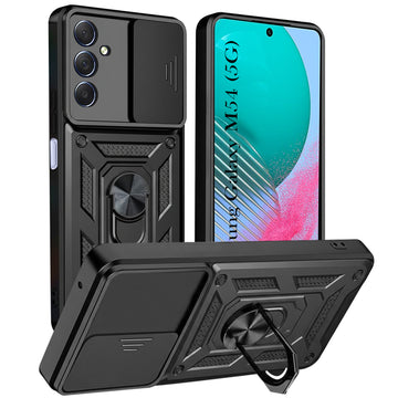 For Samsung Galaxy M54 5G Back Cover Case (Hybrid Dual Armor Polycarbonate)