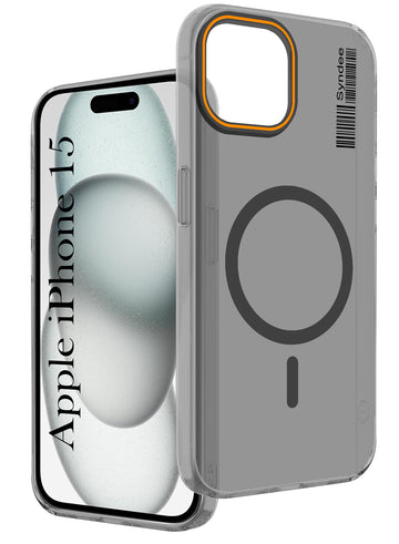 For Apple iPhone 15 Back Cover Case (Soft Touch | Camera Bump Protection | MagSafe Compatible | Matte Finish)