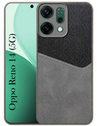 For Oppo Reno14 5G | Oppo Reno 14 5G Back Cover Case (Dual Colour Stitch | Professional Minimalist Feel | Soft and Flexible)