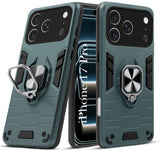 For Apple iPhone 17 Pro  Back Cover Case (Shockproof Dual Layer Polycarbonate |Ring Holder Kickstand)