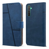 For Realme 5 Pro Flip Cover Case ( Stitched Leather with Magnetic Closure)