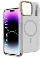 For Apple iPhone 14 Pro Back Cover Case (Soft Touch | Camera Bump Protection | MagSafe Compatible | Matte Finish)