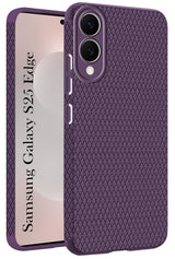 For Samsung Galaxy S25 Edge Back Cover Case (Liquid Silicone | Side Grip | Camera Protection)