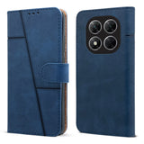 For Xiaomi Poco X7  Flip Cover Case ( Stitched Leather with Magnetic Closure)