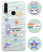 For Vivo Y12 | Y15 | Y17 Back Cover Case (3D Cute Cartoons | Hard Back Side Soft | Matte Premium Finish | HD Printing)