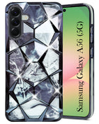 For Samsung Galaxy A56 Back Cover Case (Dual Design Glitter Sparkle and Detachable Diamond Print Case | Soft and Flexible)