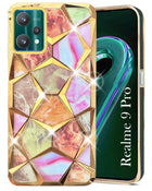 For Realme 9 Pro Back Cover Case ( Dual Design Glitter Sparkle and Detachable Diamond Print Case | Soft and Flexible)